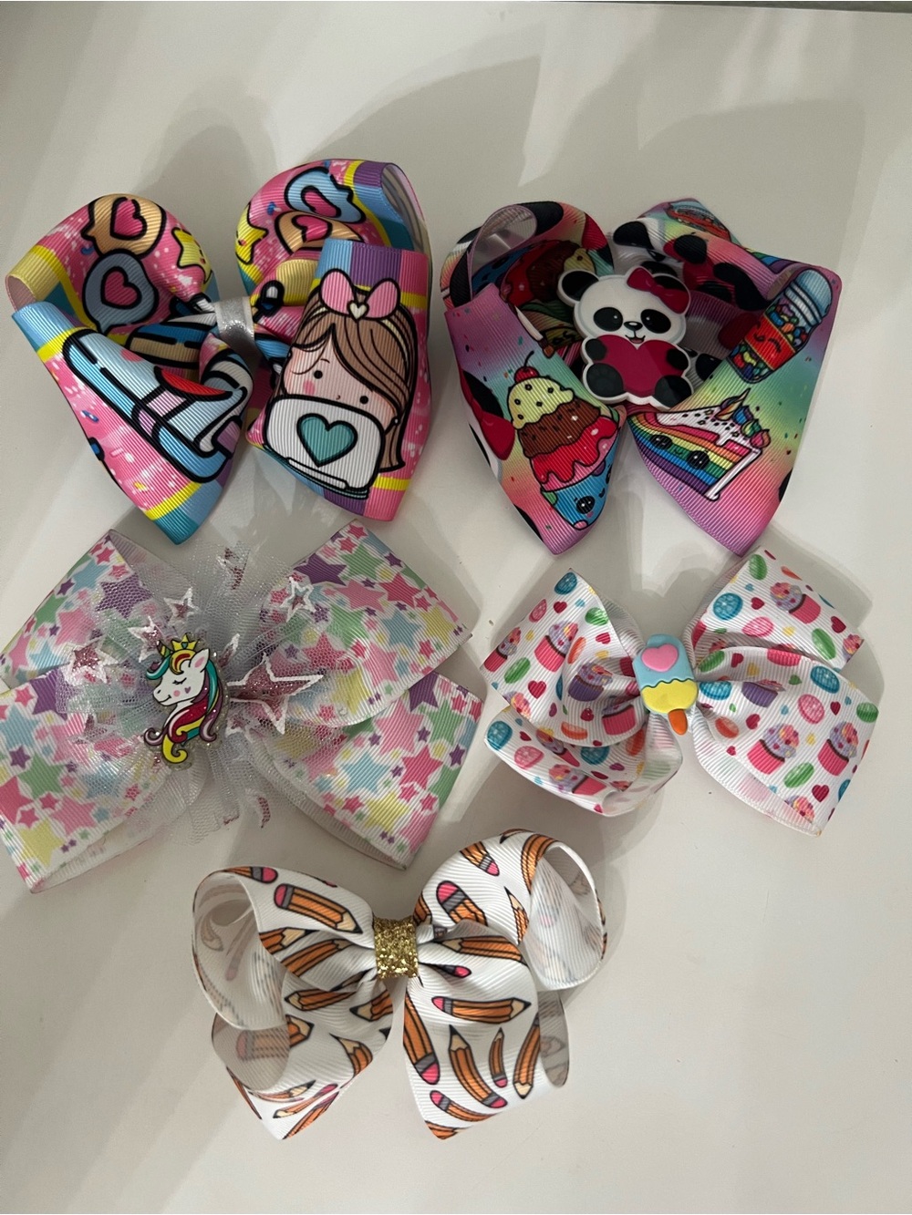 Colorful Hair Bow bundle - Picture 2 of 9
